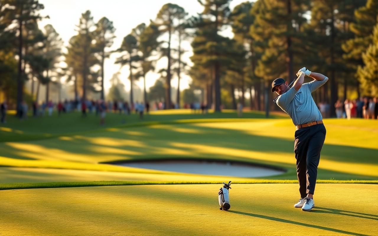 Article image for: Who Is Leading the 2026 PGA Championship at Aronimink? - A professional photo related to sports