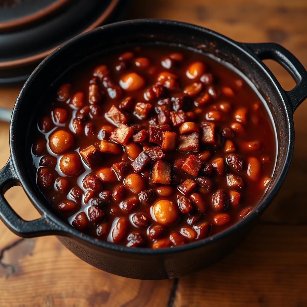 Article image for: How Do You Make Rich Brown Sugar Baked Beans From Scratch? - A professional photo related to food & drink