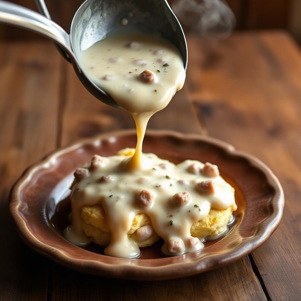 Article image for: How Do I Make Gravy for Biscuits? - A professional photo related to food & drink