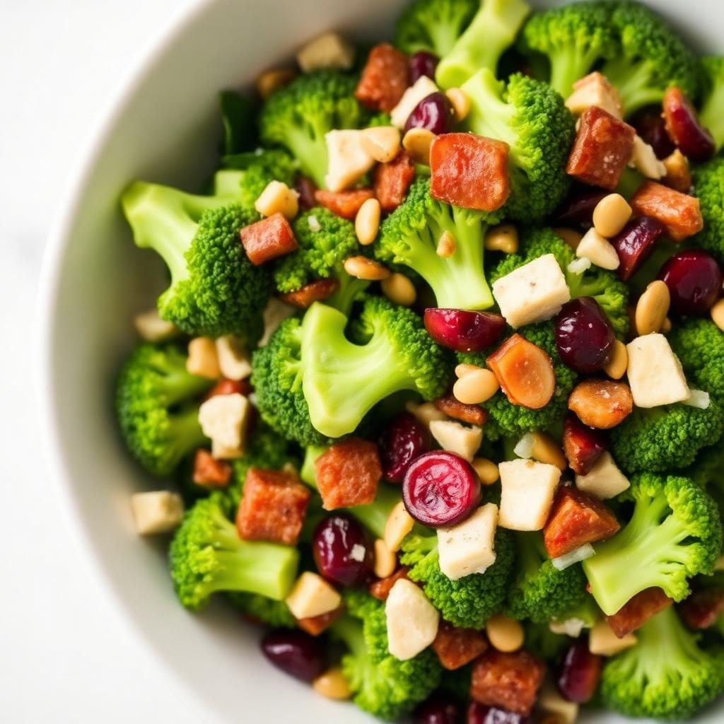 Article image for: What Is the Best Broccoli Salad Recipe? - A professional photo related to food & drink