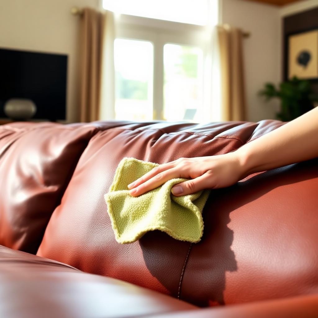How Do I Clean a Leather Couch Safely?