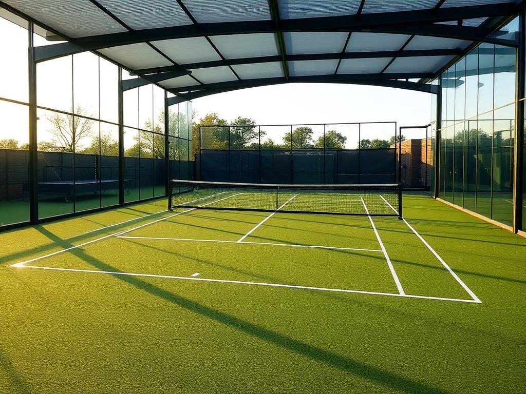 Much Is David Lloyd Dartford Membership: Padel court with glass walls inside a UK premium health club