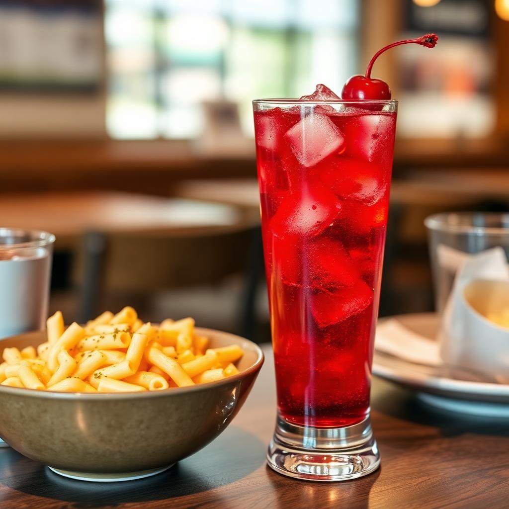 Article image for: What Is the Fanta Vanilla Cherry Spritz at Noodles and Company? - A professional photo related to food & drink