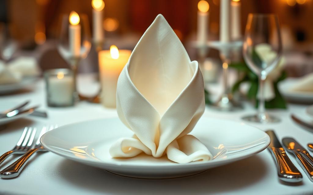 Article image for: How do I fold napkins into fancy shapes? - A professional photo related to lifestyle & personal care