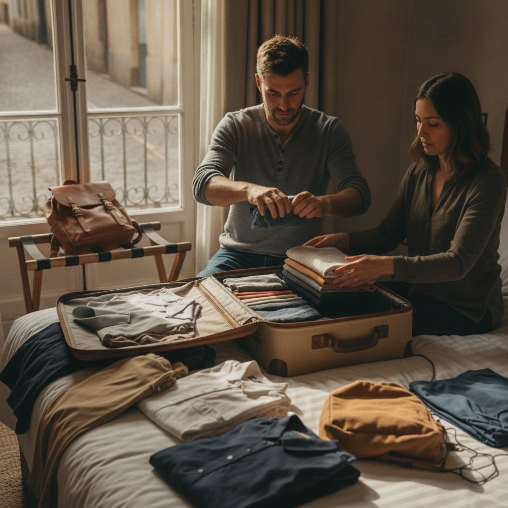 Article image for: How Do You Fold Clothes to Save Space in a Suitcase? - A professional photo related to travel