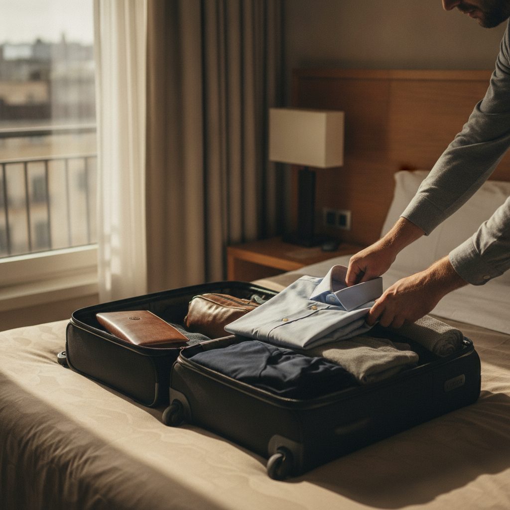 Article image for: How Do You Pack a Dress Shirt in a Carry-On? - A professional photo related to travel