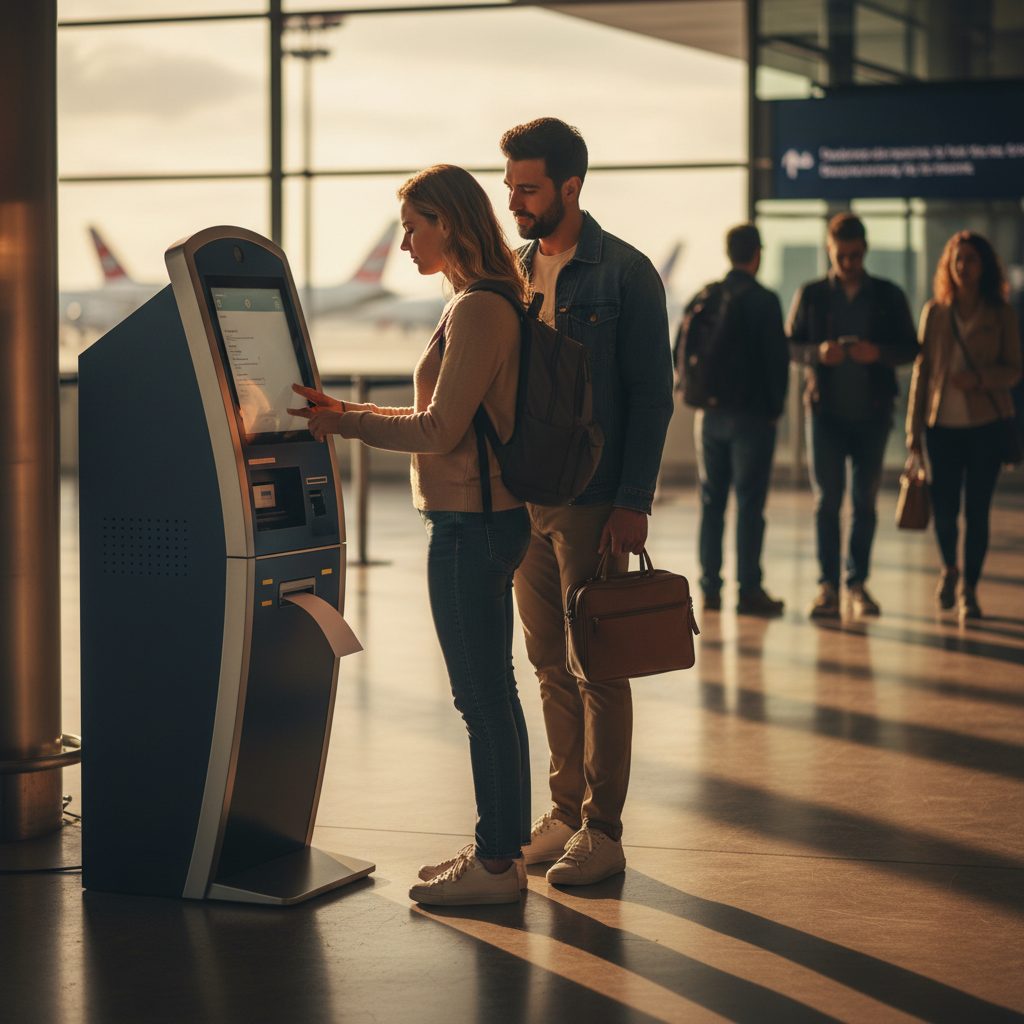 Article image for: How Do You Print a Boarding Pass at the Airport? - A professional photo related to travel