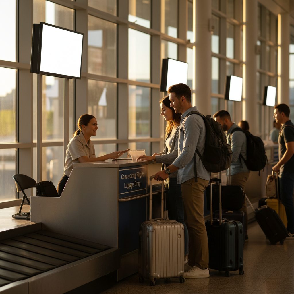 Article image for: How Do You Recheck Luggage on a Connecting Flight? - A professional photo related to travel