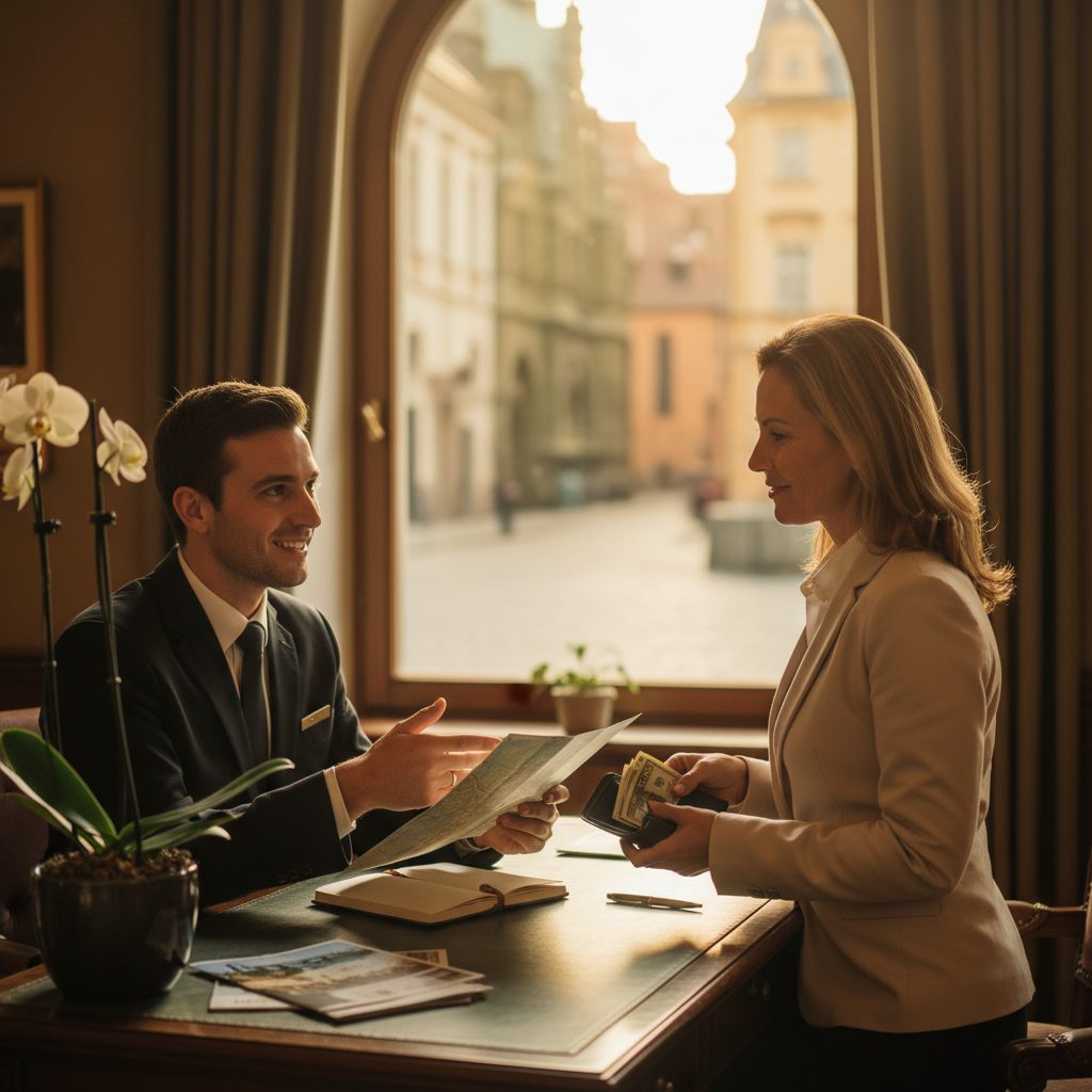 Article image for: How Much Should You Tip a Hotel Concierge? - A professional photo related to travel