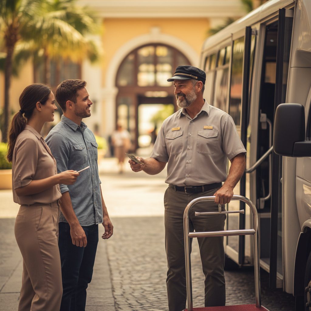 Article image for: How Much Should You Tip a Hotel Shuttle Driver? - A professional photo related to travel