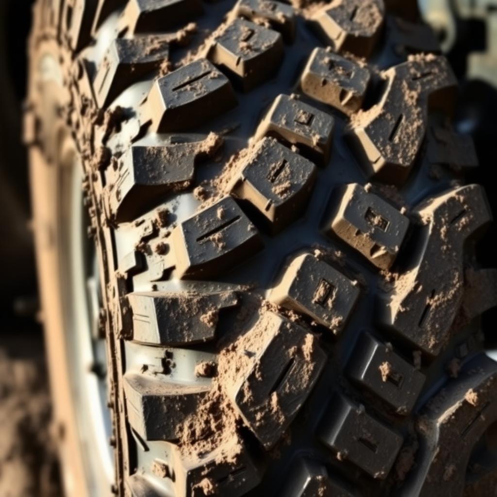 Off-road tire valve stem being aired down with a brass deflator tool on the trail