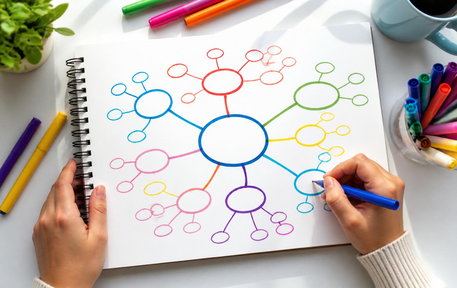 Article image for: How Do I Create a Mind Map That Actually Helps Me Think? - A professional photo related to lifestyle & personal care