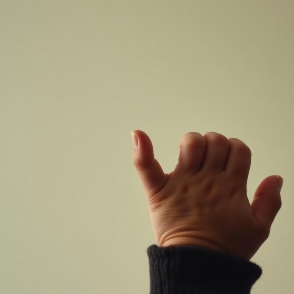 Jay-Z Grow Out His Hair for Blue Ivy: A soft cinematic close up of an adult hand and a small child hand reaching toward each other against a warm neutral background.