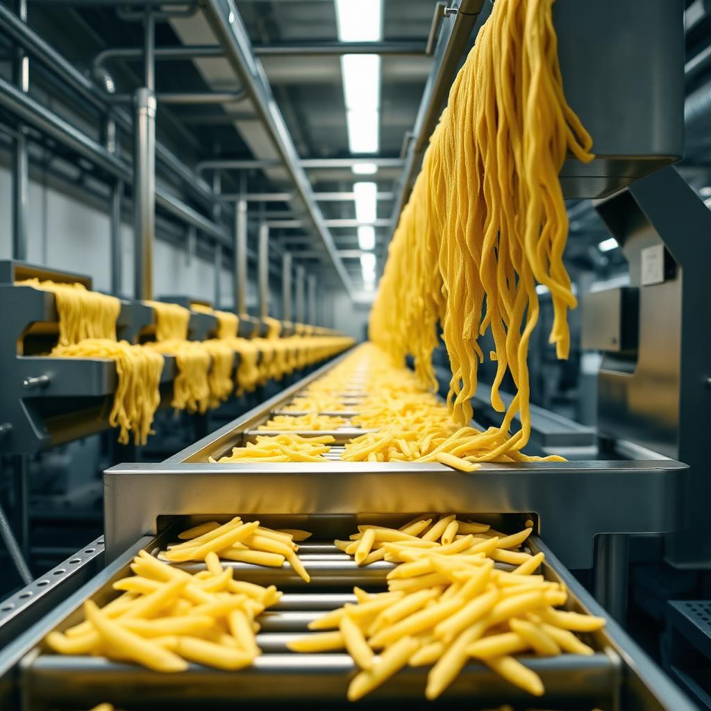 Article image for: How Is Pasta Made in a Factory? - A professional photo related to food & drink