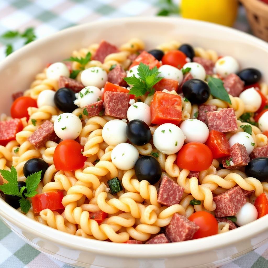 Article image for: How Do You Make the Best Italian American Pasta Salad for Summer? - A professional photo related to food & drink