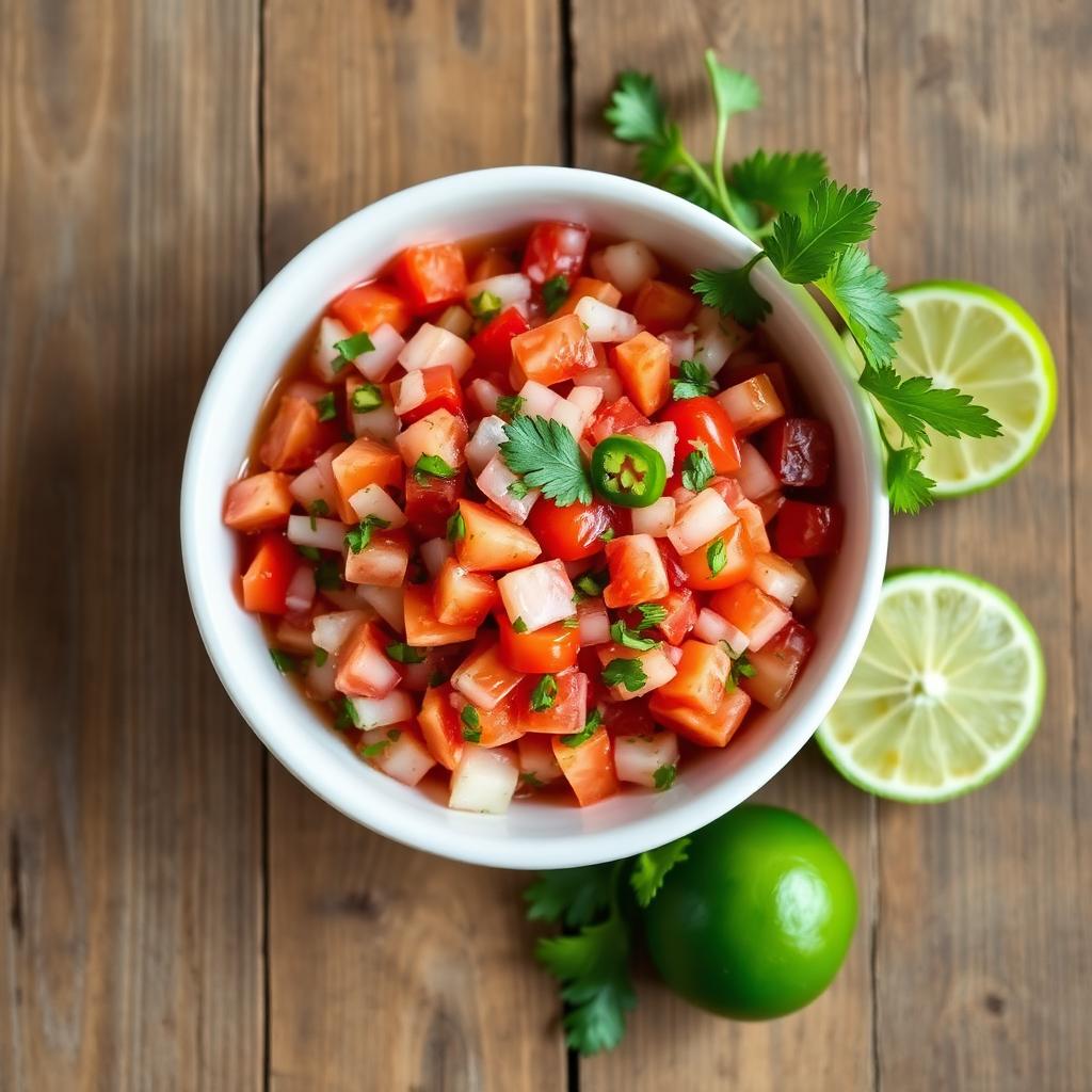 Article image for: How do I make pico de gallo? - A professional photo related to food & drink