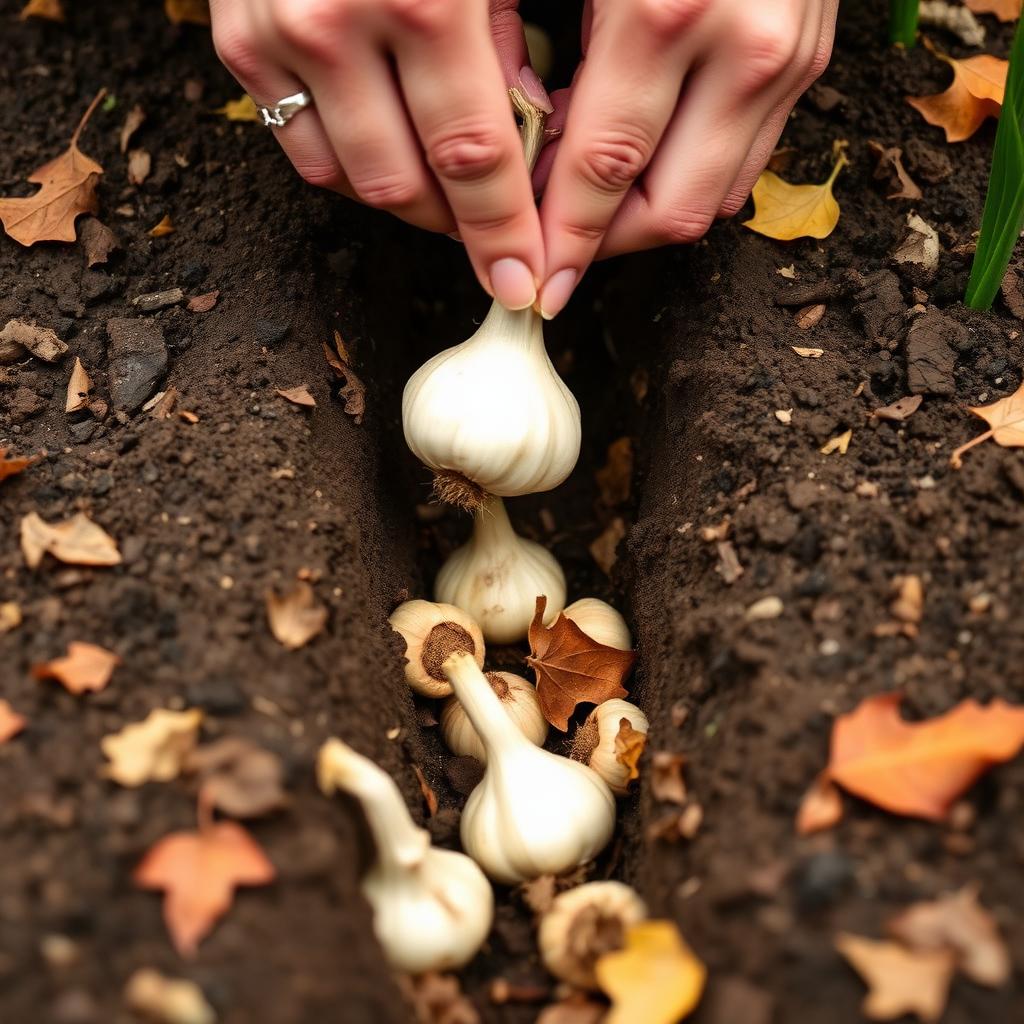 How Do I Plant Garlic Cloves in Autumn?